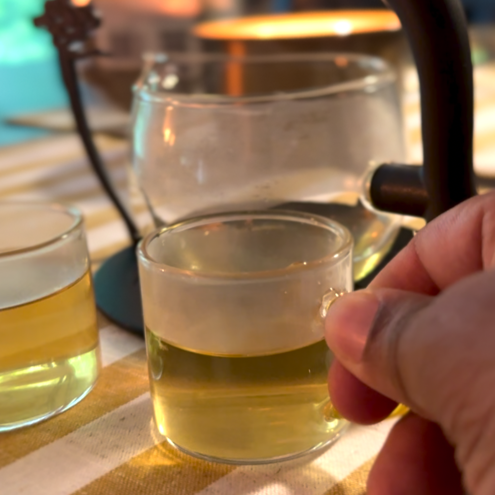 Small cup of Damiana Tea