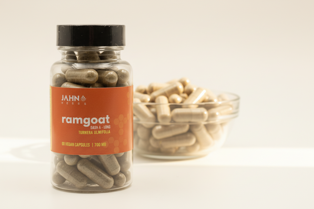 Jamaican Ramgoat Dash-a-long Vegan capsules