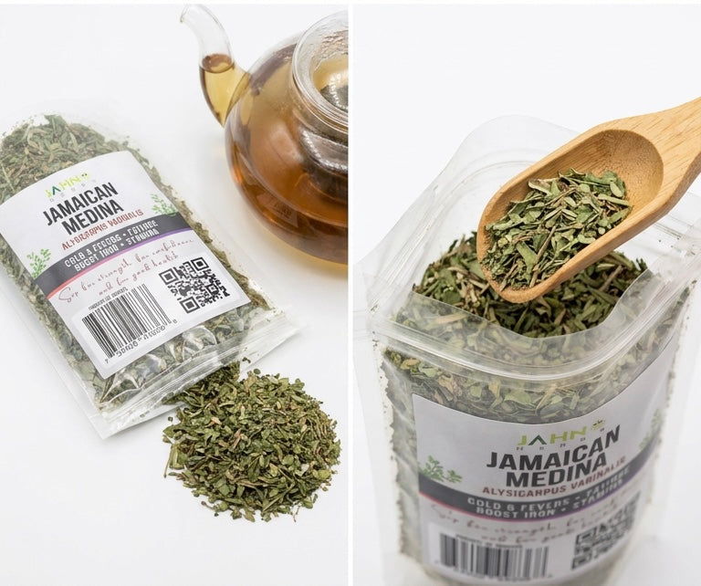 Jamaican Medina Herbal Tea, Wildcrafted Loose Leaves 2 oz