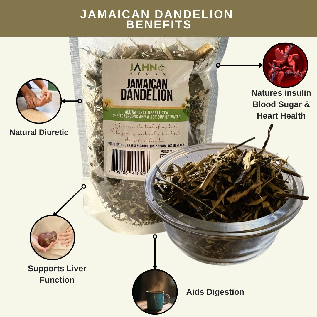 Jamaican Dandelion Herbal Loose Leaf Tea