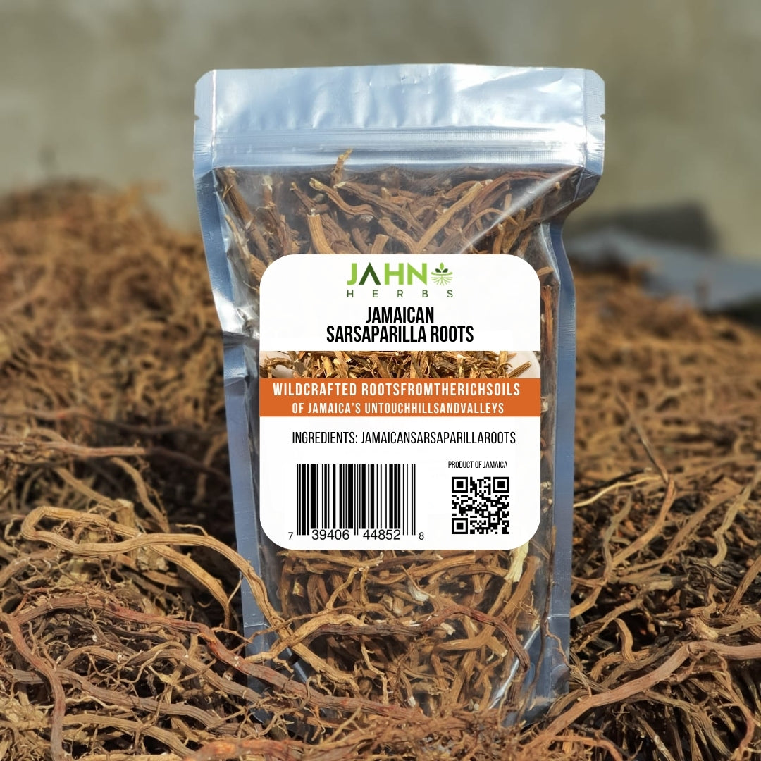 Jamaican Sarsaparilla Root, wildcrafted Dried, cut and sifted