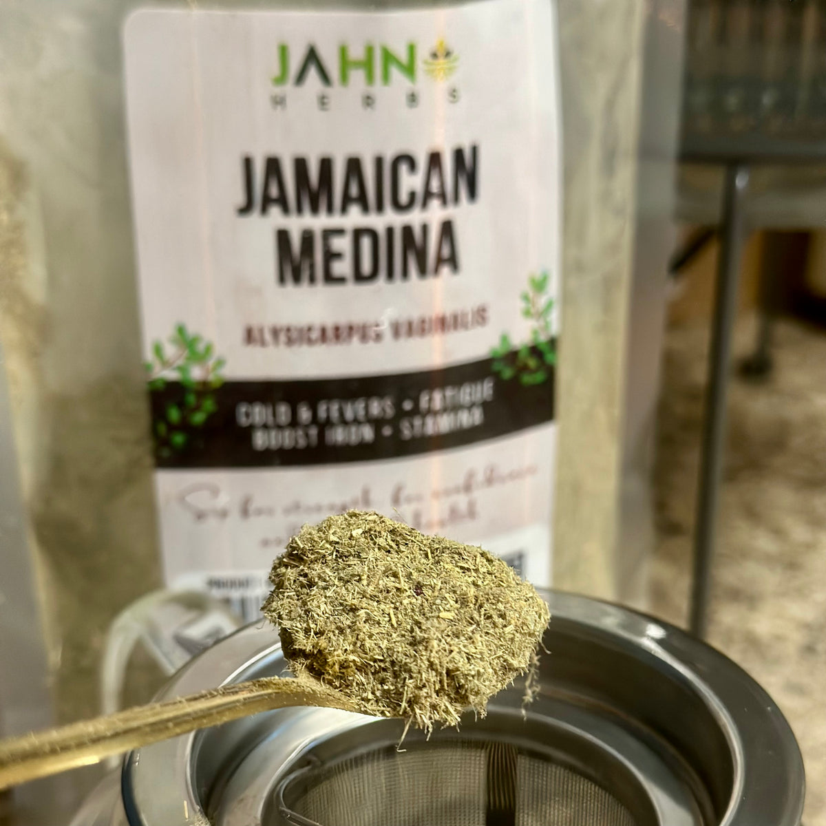 Jamaican Medina Herbal Tea, Wildcrafted Loose Leaves 2 oz